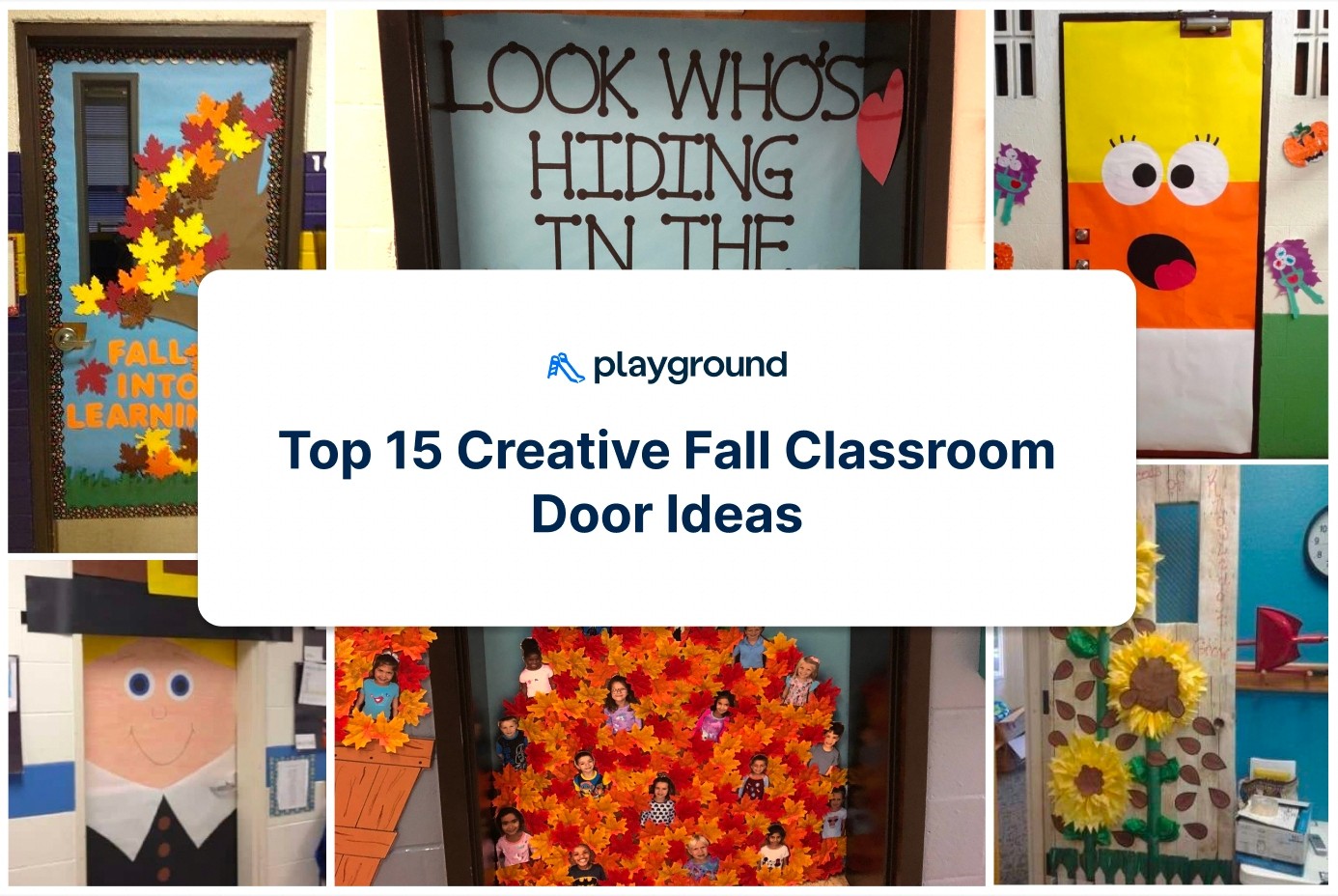 15 Creative Fall Door Decor Classroom Ideas to Welcome Autumn - Image 1