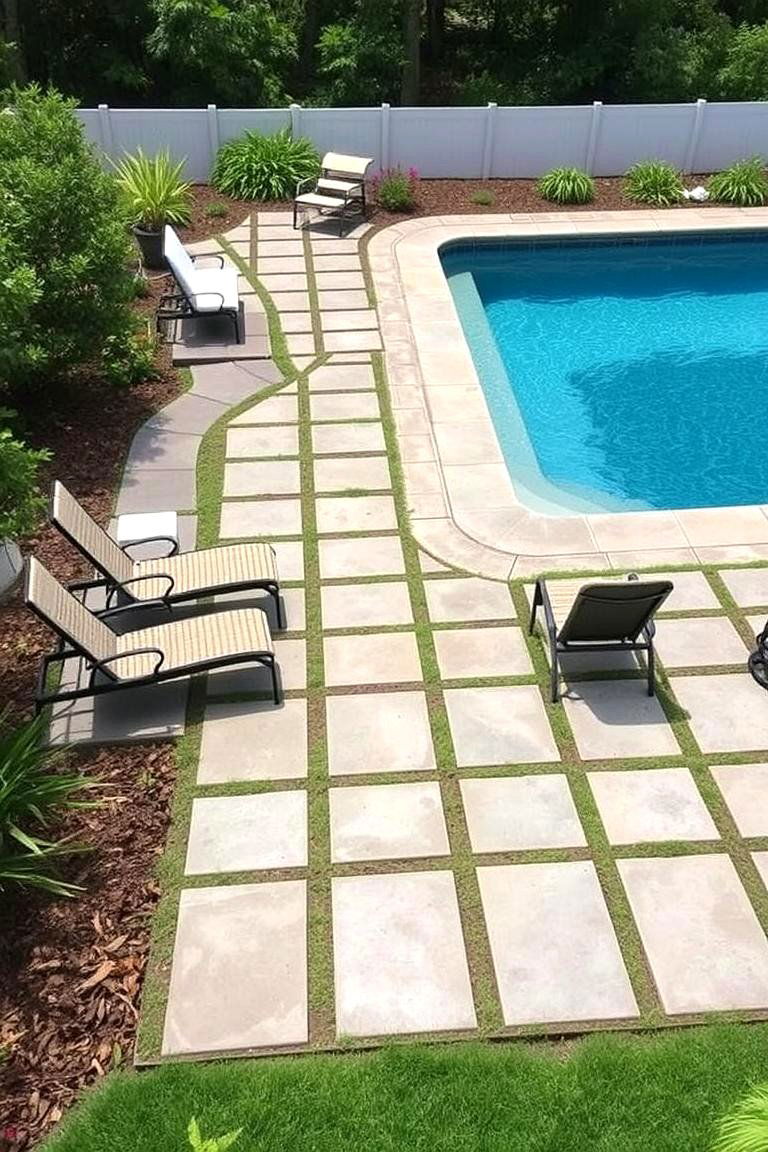 Creative Pavers Around Pool Ideas to Transform Your Backyard - Image 4