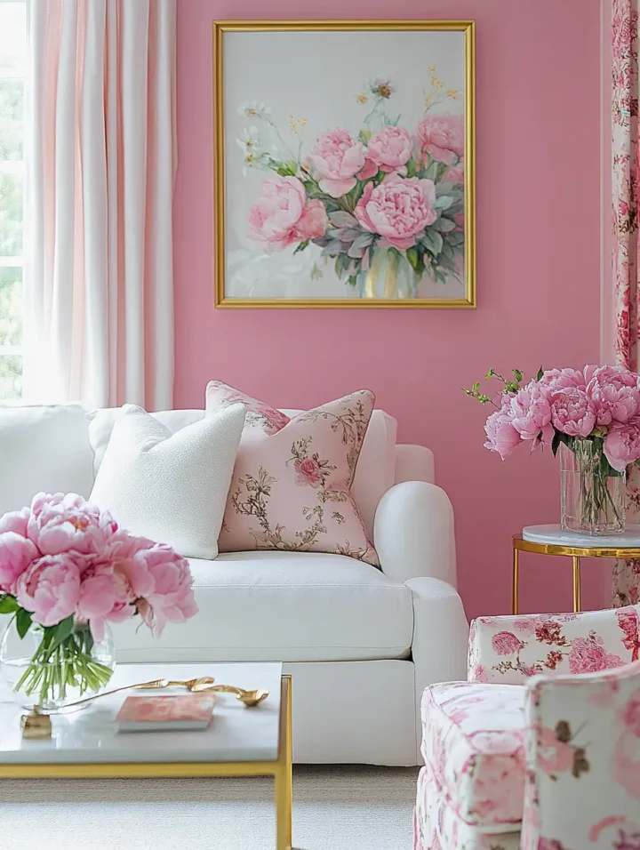 Pink Living Room Ideas: 10 Stunning Ways to Add a Rosy Hue to Your Space - Image 2